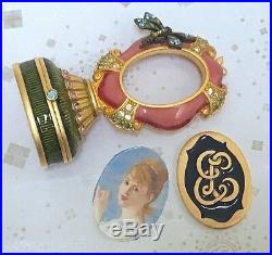 Photo Frame Estee Lauder Jay Strongwater Solid Perfume Compact Valentine Gift