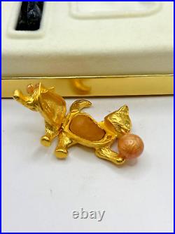 Pleasures By Estee Lauder 0.9g Delightful Kitten Solid Perfume Compact