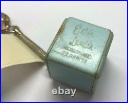 RARE 1960's Estee Lauder SALESPERSON DICE KEYCHAIN Solid Perfume Compact