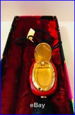 RARE 1978 Estee Lauder CINNABAR GINGER JEWEL Solid Perfume Compact ORIG. BOX