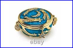 RARE Estee Lauder Jay Strongwater Solid Perfume Compact 2012 Celestial Charms