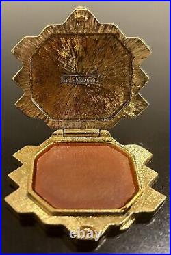 RARE Estee Lauder KNOWING Solid Perfume Compact Honeycomb Bee