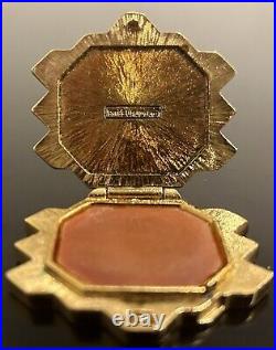 RARE Estee Lauder KNOWING Solid Perfume Compact Honeycomb Bee