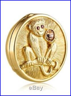 RARE Estee Lauder Solid Perfume Compact Year of the Monkey MIB