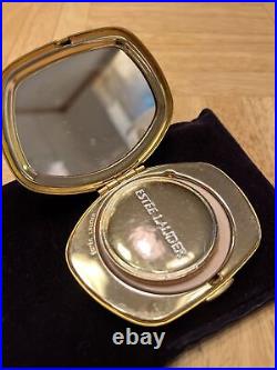 RARE FULL 1997 Estee Lauder Pleasures ZODIAC PISCES Solid Perfume Compact