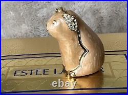 RARE Vintage 1996 Estee Lauder PIG HEAVEN Beautiful Solid Perfume Compact NIB
