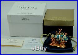 Rare Estee Lauder 2005 Radiant Fish Solid Perfume Compact + Boxes/ Cards BNIB