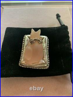 Rare and collectable vintage Estee Lauder The Cats Meow perfume compact