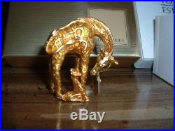 SALE! Estee Lauder Solid Perfume Compact Gilded Giraffe in Original Box
