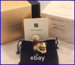 Strongwater Estee Lauder PLAYFUL SQUIRREL PLEASURES Solid Perfume COMPACT & Box