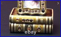 Strongwater Estee Lauder Picture frame books perfume sample jeweled jewels
