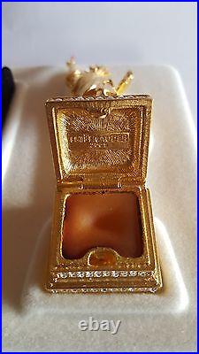 Swarovski, Estee Lauder Lady Liberty perfume Creme Compact