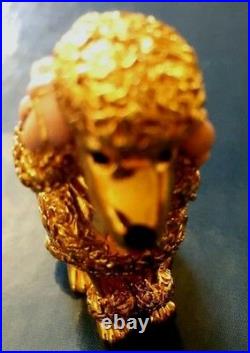 The Estee Lauder Solid Perfume Compact Collectionpetite Poodle Dazzling Gold