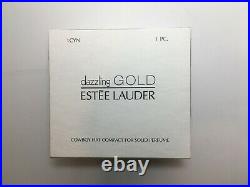 Two Cowboy Hat Compacts Estee Lauder Solid Perfume GOLD & SILVER Unopened