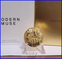 VERY RARE Estee Lauder Solid Perfume Compact 2016 Year of the Rooster MIBB