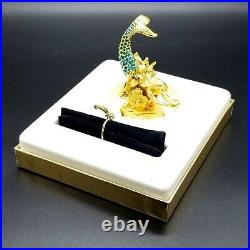 VTG 2000 ESTEE LAUDER Solid Perfume Compact Pleasures Sparkling Mermaid in box
