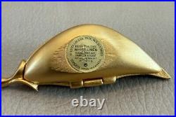 VTG Estee Lauder PEAS IN A POD WHITE LINEN SOLID PERFUME COMPACT Rare