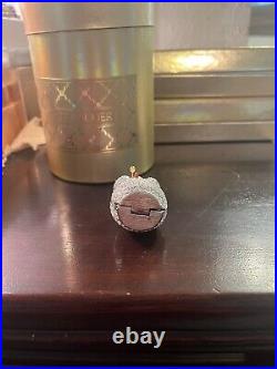 Vintage 1999 Estee Lauder Beautiful Solid Perfume Compact Snowman