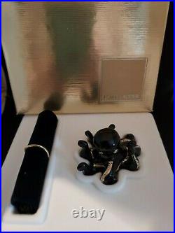 Vintage Estee Lauder Octopus White Linen Solid Perfume Compact