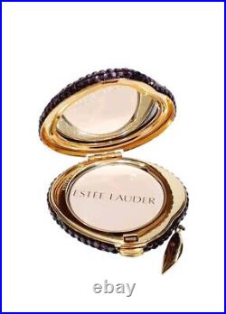 Vintage Estee Lauder Sugar Plum Compact Lucidity Translucent Pressed Powder. 1oz