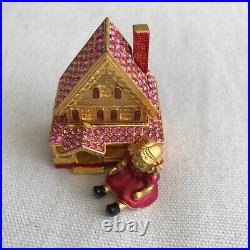 Vintage Estee Lauder'Victorian Dollhouse' Solid Perfume Compact Collectors Item