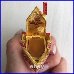 Vintage Estee Lauder'Victorian Dollhouse' Solid Perfume Compact Collectors Item